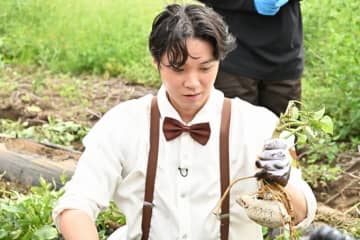 『黄金のワンスプーン！』茨城県で希少なサツマイモを収穫体験！