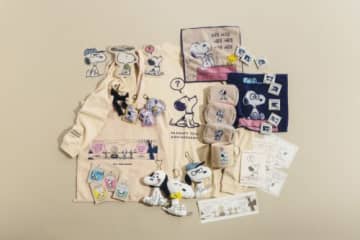PEANUTS 75周年グッズ　スヌーピーミュージアム新企画展で発売