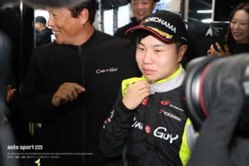 前戦勝者のCARGUYフェラーリがSUGOでも絶好調。小林利徠斗が僅差で初ポール、Syntium LC500が続く【GT300予選レポート】
