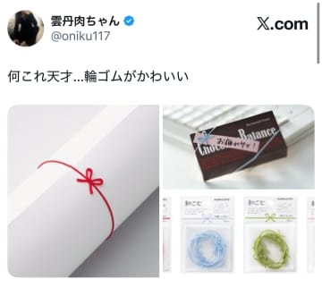 ありそうでなかった神アイテム！ただの輪ゴムが激変！可愛くて便利なリボン型輪ゴムに「発想が本当に面白いね」と称賛の声も