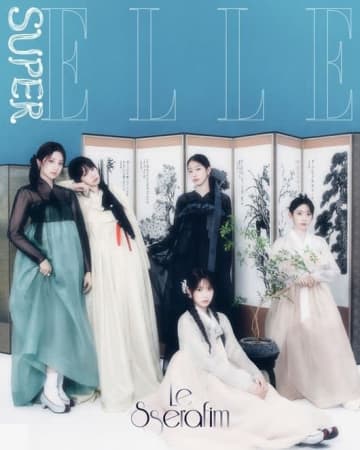 LE SSERAFIM、韓服姿が美しすぎると話題！真珠をコンセプトにグラビア撮影