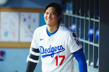 「最後、大谷さん？」　歓喜に湧くド軍ナイン…突然の“鳴き声”にファン反応「聞こえたぞ」