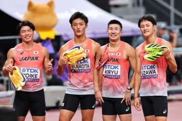 リレー侍、男子４×100m決勝進出！３大会ぶりメダル奪還へ、最終日メインにいざ出陣！【世界陸上】