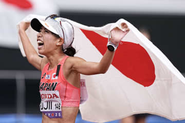 藤井が女子競歩で初メダル　世界陸上、男子4継決勝へ