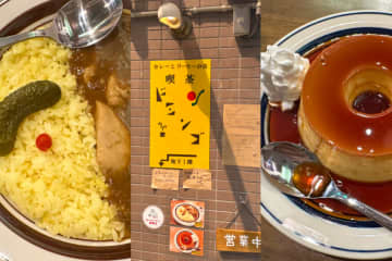 【新宿曙橋のカレーとコーヒーのお店】あの名店「草枕」出身！『喫茶ドミンゴ』の「ポルコカレー(ポーク)」「チキンカレー」と「自家製プヂン」