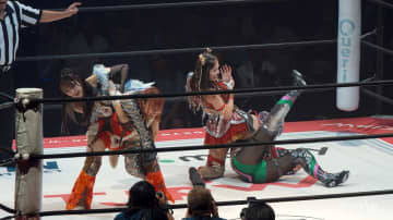 【動画】上福ゆき、ベルト奪取で所属契約を懇願「偉い人！」上原わかなと享楽共鳴を下し王座初戴冠
