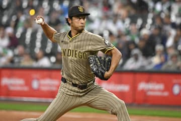 ダルビッシュ、5回途中2失点　5勝目ならずもチームは連敗ストップ【MLB】