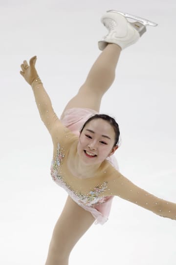 松生理乃がV、男子は山本が制す　代表選考の中部フィギュア
