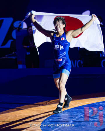 ＜レスリング＞【2025年世界選手権・特集】天国の小原日登美コーチにささげる世界一…女子53kg級・村山春菜（自衛隊）