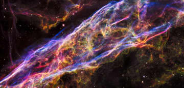 宇宙における「死と再生」を象徴する超新星残骸　網状星雲「NGC 6960」
