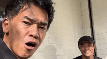 武井壮「世界陸上3位の男とかき氷」 陸上レジェンドとスウィーツ満喫　「短距離界の宝や！」「ほんと凄いよね」