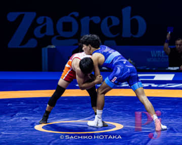 ＜レスリング＞【写真集】2025年世界選手権／男子グレコローマン60kg級・稲葉海人（滋賀県スポーツ協会）