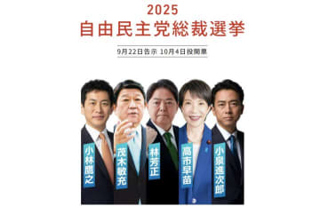 自由民主党総裁選挙は5氏の争い！立候補者の経歴・政策まとめ