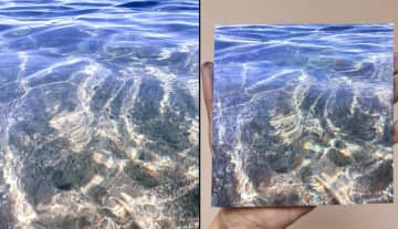 あなたはどっちが絵かわかりますか…？写真と見分けがつかない海の絵がネットで話題沸騰！「すっげ拡大してやっと絵って分かる」の声も