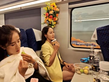 中国ラオス鉄道、コーヒー文化観光産業の発展後押し