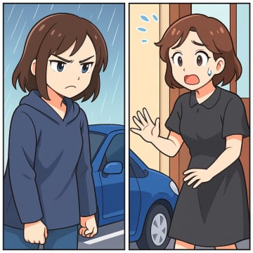 我が家の駐車場に無断駐車する隣人。「ちょっとだけ」が許せないので、警察に通報した結果…【短編小説】