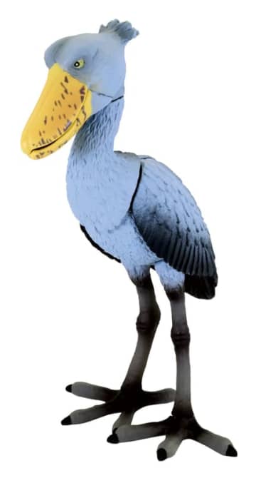 動かない鳥ハシビロコウが可動ギミック搭載のガチャ「あそべる生物フィギュアシリーズ」で登場！ 10月中旬発売