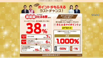 ふるさと納税…10月からポイント禁止で”駆け込み寄付”が急増　先行予約で対応の自治体も　返礼品サイト比較でお得を判断