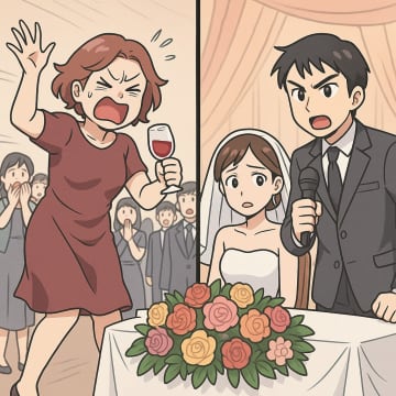 「息子にはもっと良い嫁がいる」と披露宴で酔っ払って暴言を吐いた義母の末路とは…【短編小説】