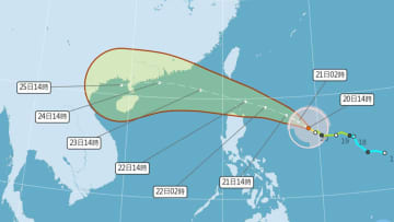 天文台、台風警報シグナル10を発令