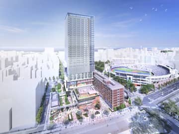ハマスタ目の前「ベースゲート横浜関内」2026年3月開業決定。全55店舗の詳細発表、星野リゾートのホテルも