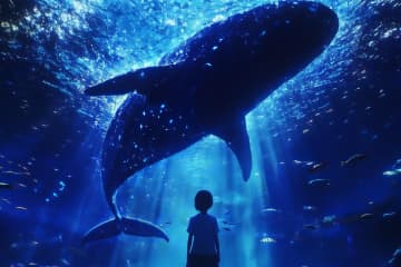 没入型体験施設「ワンダリア横浜」森や深海の生き物たちと遭遇、非日常的世界を楽しむ映像演出