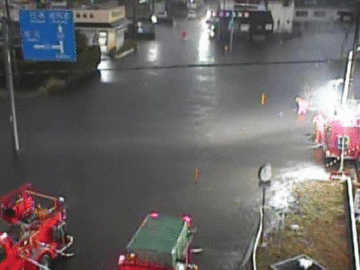 【国道220号】大崎町内で道路冠水 一部通行止め解除（24日20:30現在）