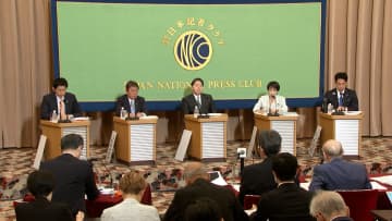 “ポスト石破”レースが本格化　5人が公開討論会で直接対決　ベテラン記者から厳しい質問も【自民総裁選】