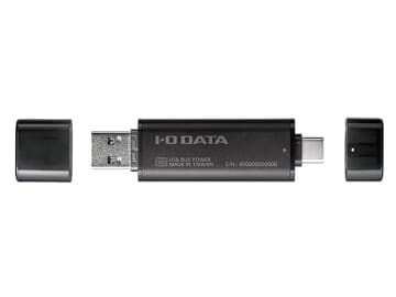 アイ・オー、Type-C/A両対応のスティック型SSD。リードが約1GB/sで高速