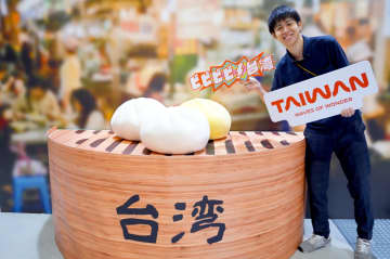小籠包の撮影スポットがかわいい「台湾館」。冬の風物詩ランタンフェスなど、最新情報をスタンプラリーで発信！