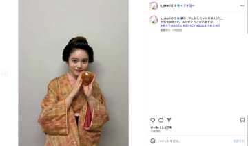 髙石あかり、今田美桜からの“あんぱん”差し入れに歓喜　「夢の…ヤムおんちゃんのあんぱん」