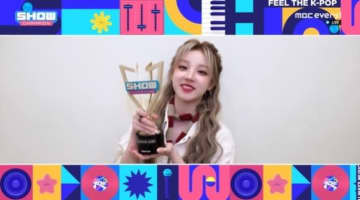 i-dle ウギ「SHOW CHAMPION」で初の音楽番組1位を獲得