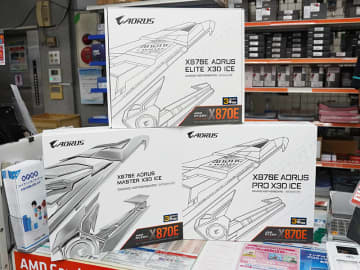 「X870E AORUS MASTER X3D ICE」など、GIGABYTEの白いAM5マザーが3製品 Ryzen X3Dプロセッサー向け機能を搭載