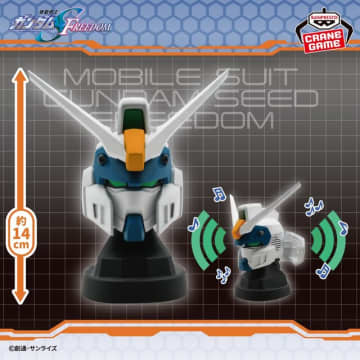 「ガンダムSEED FREEDOM」より「ストライクルージュ」ら3機がヘッド型スピーカーに！それぞれの特徴を再現し、両サイドが左右に開く