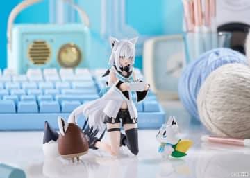 ホロライブ・ 白上フブキのアクションフィギュア「figma」が予約受付開始！オプションパーツにキャラクター「すこん部」「おるやんけ」付属