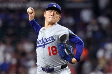 ドジャース・山本由伸、地区優勝懸かる大一番で6回無失点の好投　日本人7人目の200K到達　今季12勝目の権利持って降板