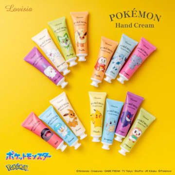 『ポケモン』×「Lovisia」30種類のハンドクリームが新登場！　ゼニガメやニャオハなども仲間入り