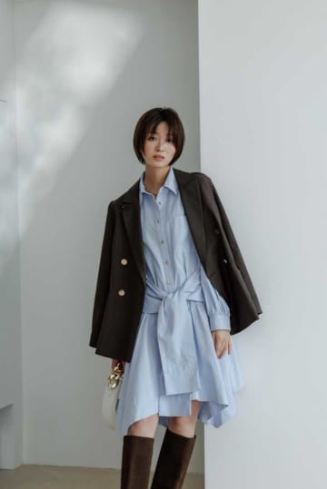 岡崎紗絵が着こなす♡アプワイザー・リッシェ秋の最旬ルック公開