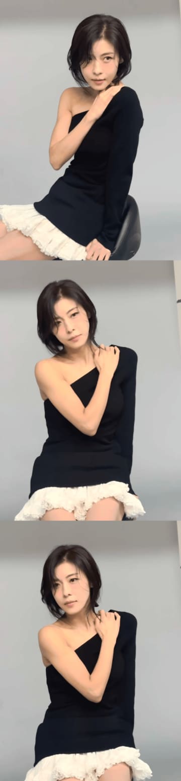 肩露出ドレスで魅了、“NHK韓流ドラマの女王”は47歳になっても健在！アイドル級ボディに集まる称賛【PHOTO】