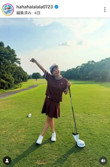 元SKE48のフリーアナがパワフルショットを披露！ ファンからは大絶賛で「いつツアー優勝するの？」の声まで……