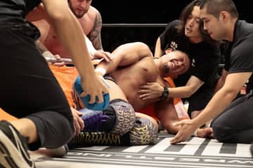 【ノア】稲葉大樹が右股関節脱臼、YO-HEYは左膝半月板損傷で欠場へ
