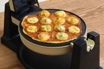サンコー、たこ焼き5分でできるプレート　1回ひっくり返すだけ