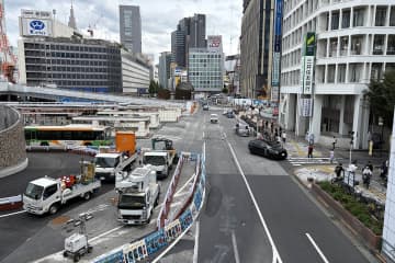 新宿西口、27日(土)から車は南北通り抜け不可　動線が大きく変わる