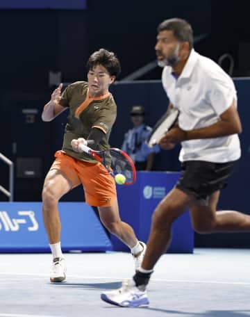柚木組が準決勝進出　ジャパンOPテニス第3日