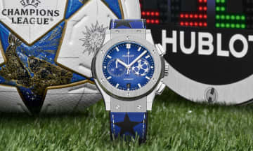 ウブロよりUEFAチャンピオンズリーグのスピリットを表現した「クラシック・フュージョン」の100本限定クロノグラフが登場