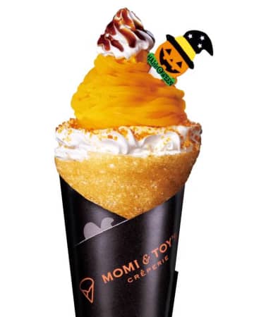 MOMI&TOY’Sのハロウィン限定クレープ♡秋の味覚かぼちゃ＆紫芋