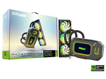 360mm簡易水冷クーラー搭載の「ZOTAC GAMING GeForce RTX 5090 ArcticStorm AIO」が発売