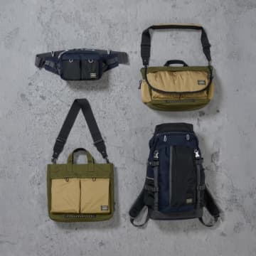 PORTER、異なる質感・カラーのナイロン素材を組み合わせた「HYPE」