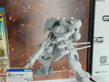 『機動戦士ガンダム短編集 新MS戦記』の「ギラ・ドーガ」がVAKITで立体化！【#メガホビEXPO】半完成組立キットの原型が展示