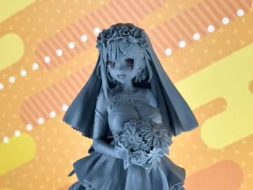 キューズQブースにてウェディングドレスのライザや「ブルアカ」ヒナタのフィギュアが展示！【#メガホビEXPO】「エルガイム」のレッシィなども確認